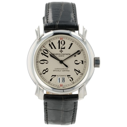 Vacheron Constantine Malte Silver Dial 18k White Gold 38mm Automatic Men’s 42015
