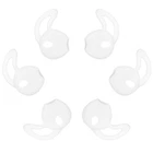 6Pcs Reusable Soft Silicone Earhook Covers White Non Slip Earphone Protector