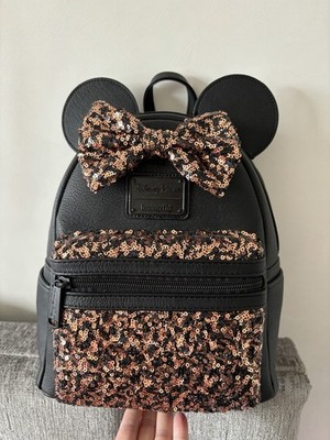Loungefly Disney Parks Rucksack Belle Bronze Pailletten