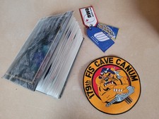 89 Sew On Vintage Airforce Flying Patches Folder Lot