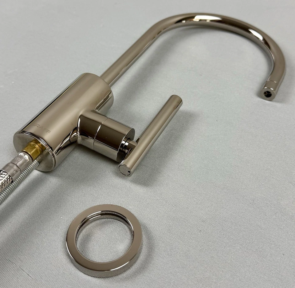 Dispensador de agua caliente Graff G-5950H-LM49D-PN Sospiro 1,2 GPM en níquel pulido Foto 3 de 4