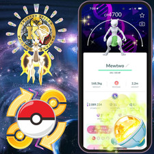 Pokémon GO Shiny Mewtwo Lv50 Special Backgro...