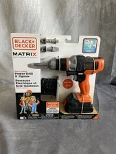 Black + Decker Matrix Jr Drill with Accessory NEW!