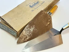 Marshalltown 2pc 19-11 Brick Trowel Philadelphia 11 x 5-1/2 Wooden Handle (NOS)