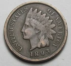 1893 INDIAN HEAD CENT,MOST OF LIBERTY, VERY NICE COIN!!!!(A2)
