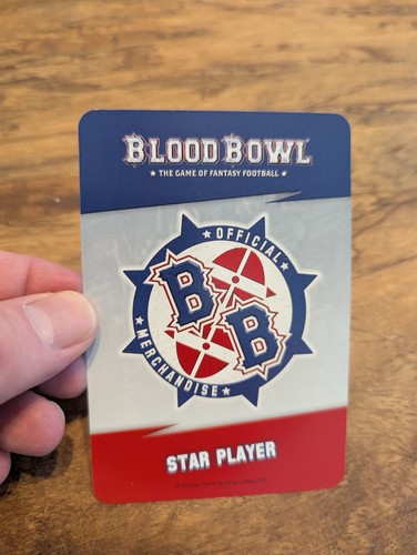Blood Bowl Star Player Karte - Akhorne the Squirrel (rar)