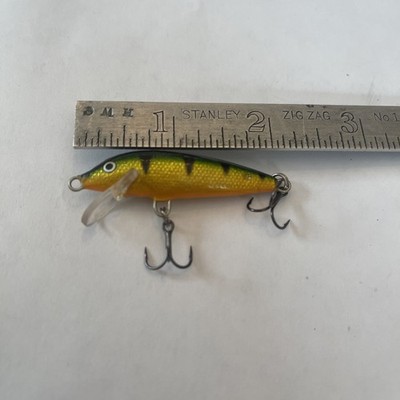 Rapala Count Down CD P Perch 2  CountDown Lure Perch Gold Foil Used