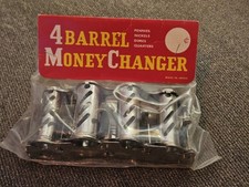 Vintage Trade K Coin Changer 4 Barrel Change Dispenser Belt Mount Japan New RARE