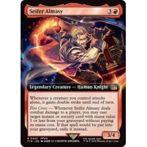 Seifer Almasy/サイファー・アルマシー　英語版　拡張アート　foil Seifer Almasy - FOIL - Final Fantasy #389 Rare, NM, MTG | eBay