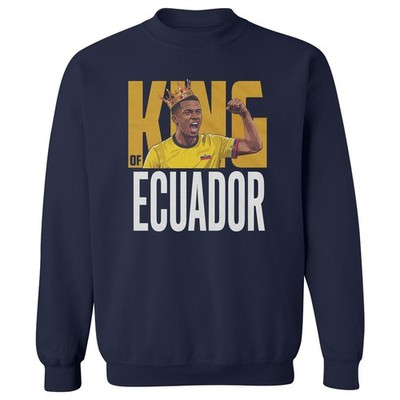 Pacho King of Ecuador Graphic Soccer Fans Unisex Crewneck Sweatshirt
