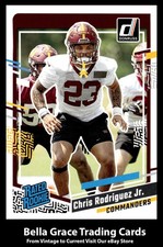 2023 Donruss Chris Rodriguez Jr. #398 Washington Commanders Rated  Rookie