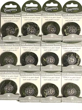 J.C. Walsh, DUBLIN, Connemara Marble Irish SHAMROCK WISHING STONE SET/12