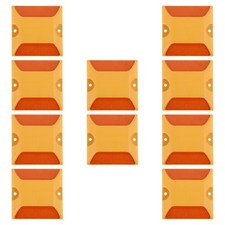  10 Pcs Sidewalk Markers Lane Reflective Highly Visible Reflectors