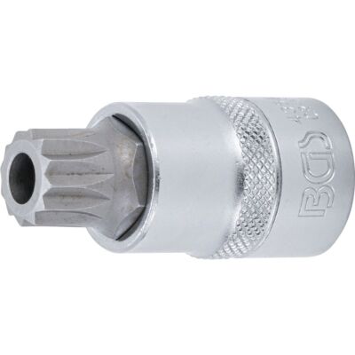 BGS Bit Einsatz mit Bohrung Innenvielzahn M16 XZN, Nuss Vielzahn VAG