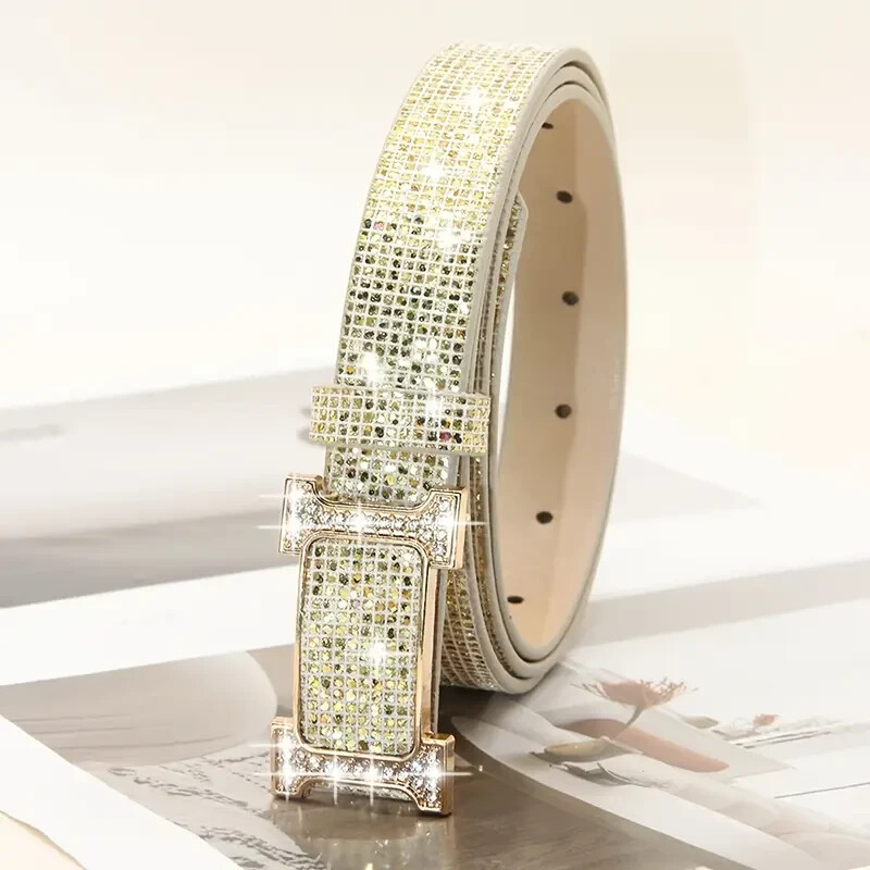 Elegant Rhinestone Waist Belt Crystal Waistband Women Diamante Shiny Night  Party