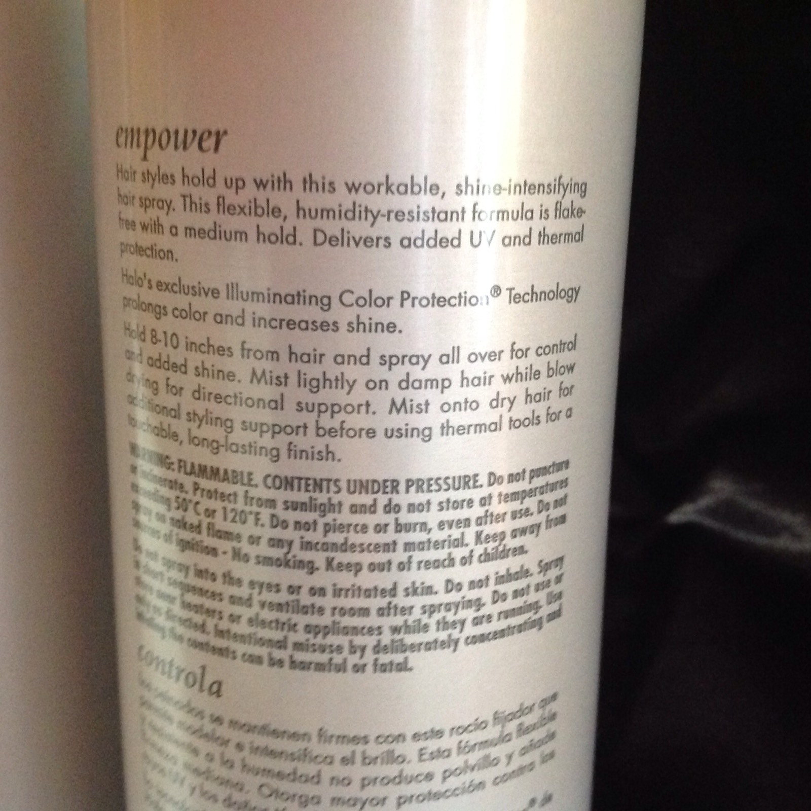 X4 ~ Graham Webb Halo Flexible Control Hair Spray 11.5 oz Free Ship