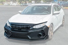 Type-R Style Front Bumper Grille Trim Lip Conversion | For 16-19 Honda Civic