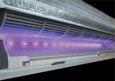 Mini Split Coil Cleaner - UV LED Kit for Ductless A/C UVC Bonus- On/Off switch