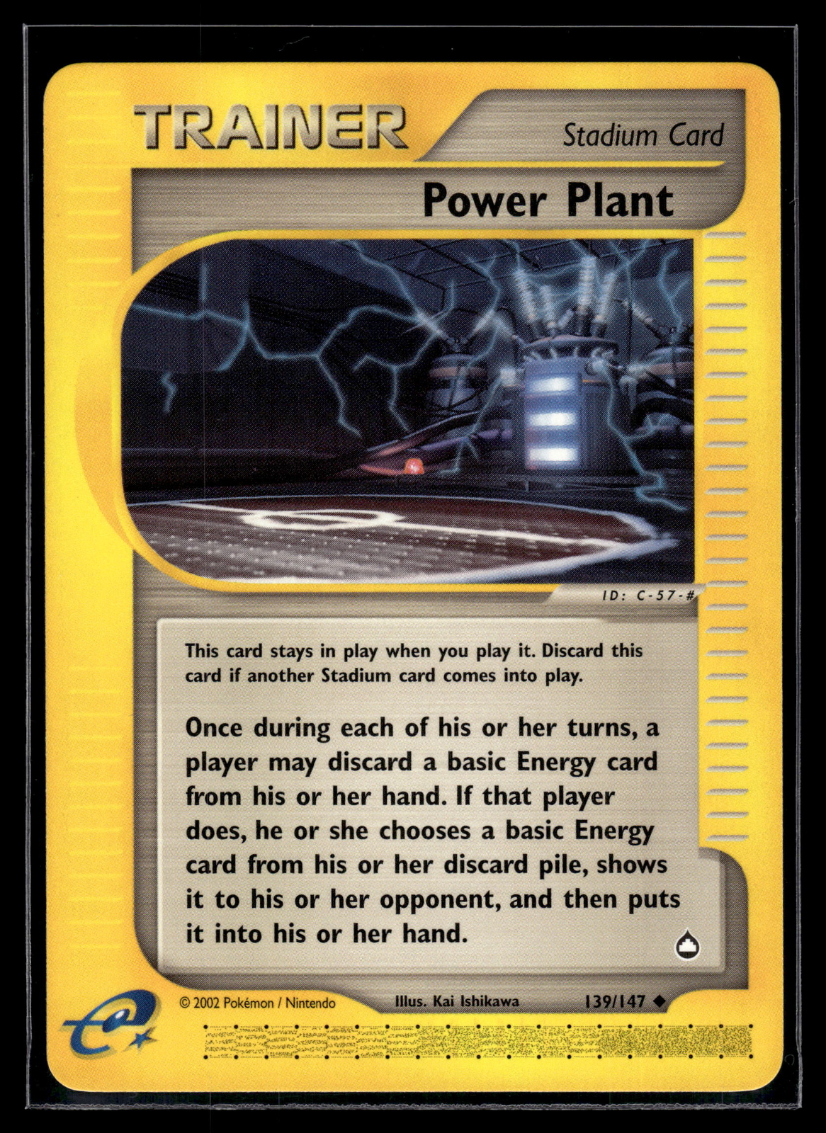 Power Plant #139/147 Aquapolis Pokemon Near Mint or Better