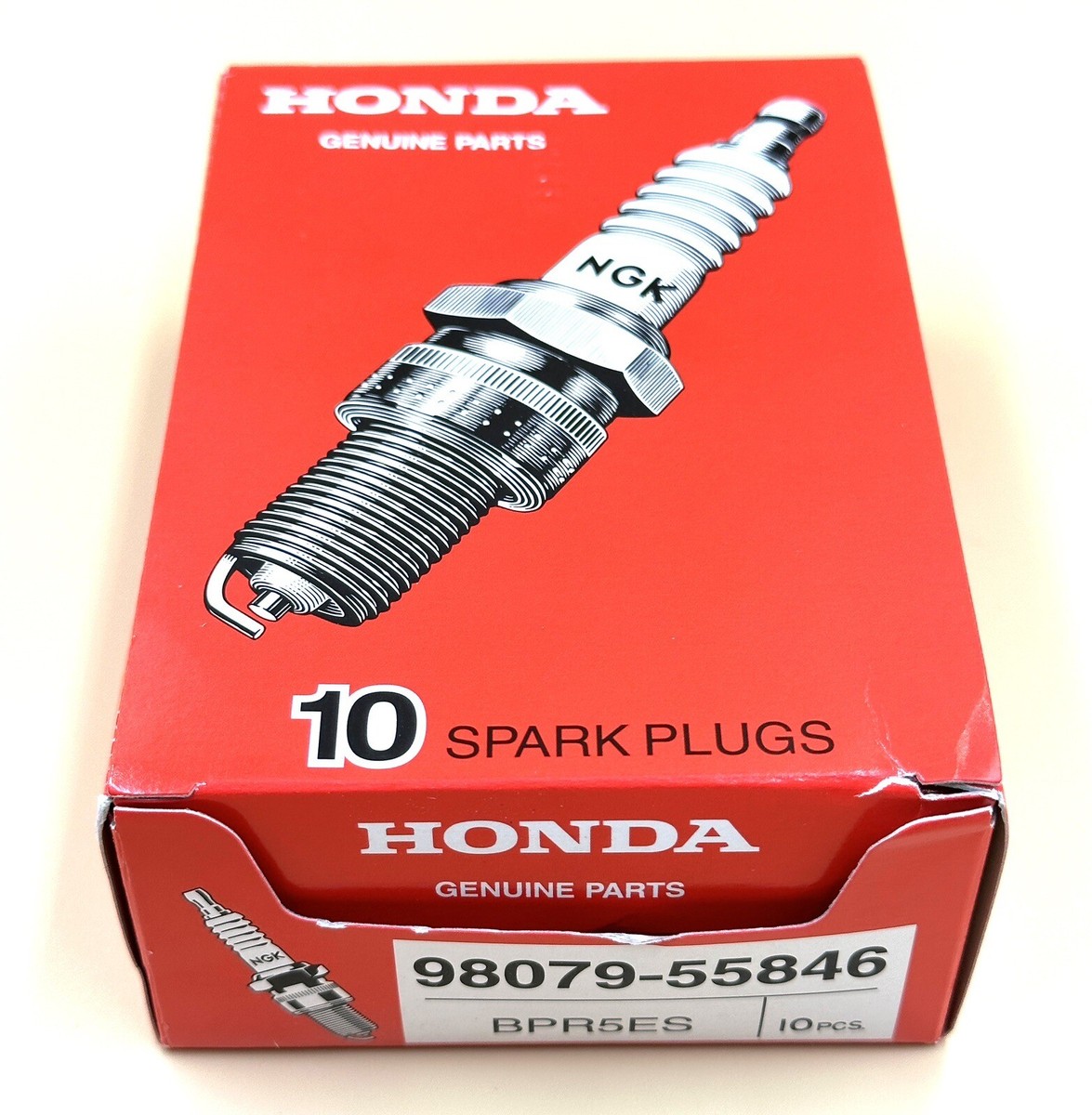 10PK Genuine Honda 98079-55846 SPARK PLUG BPR5ES GX160 GX200 GX270