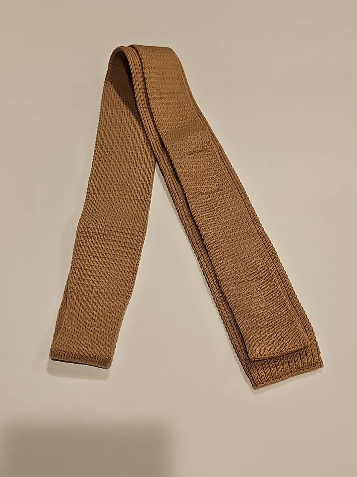 Cambridge Classics By Mervyns Square Men's Tie Light Brown - Image 3 of 3