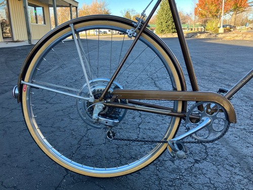 Reconditioned, Vintage 1973 Sierra Brown Schwinn Suburban Bicycle, 5-speed - Picture 2 of 15
