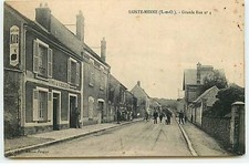 SAINTE-MESME - Grande Rue nÂ°4 - Plaque publicitaire Bouillon Kub - Commerce de