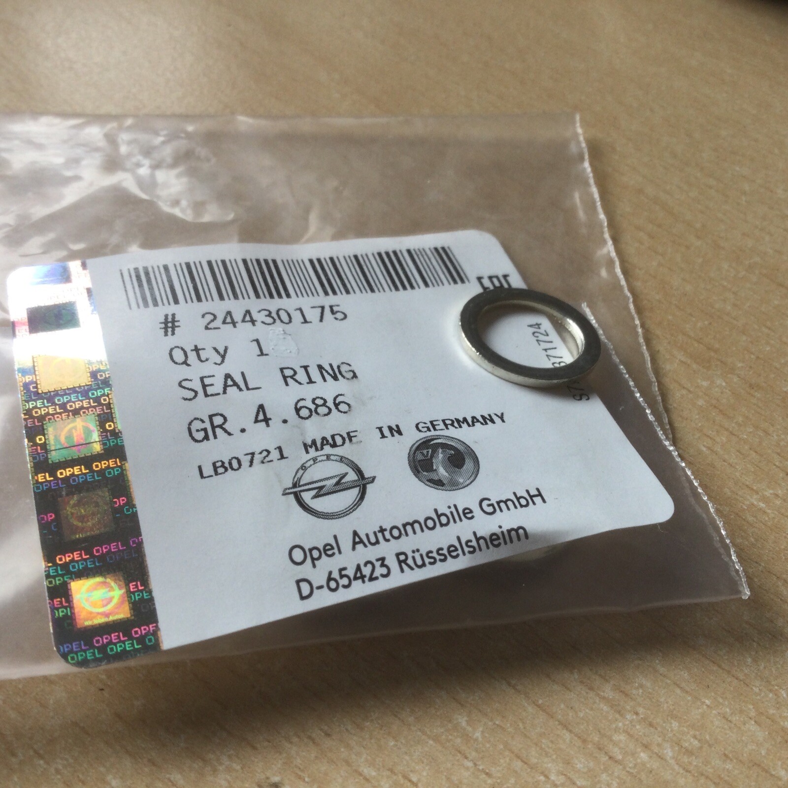 Vauxhall ASTRA ZAFIRA OPC VXR Signum VECTRA C 2 Brake Hose to Caliper