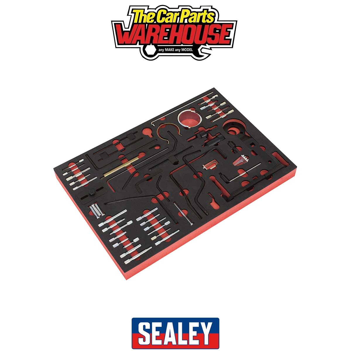 Sealey VS5300MK Diesel/Petrol Master Timing Tool Kit for PSA 48pc - Belt/Cha