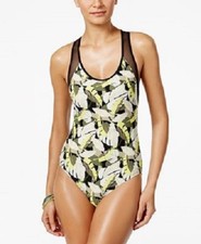 NWT Vince Camuto Swimsuit 1 one piece Sz 12 Racer Back