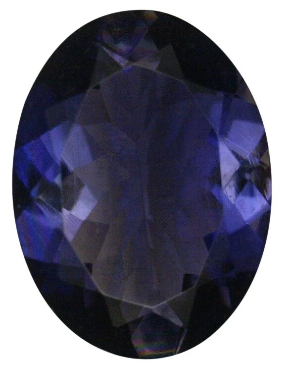 RARE !! JOLIE IOLITE VIOLETTE BLEUE DE NAMIBIE : 1,08 CARAT