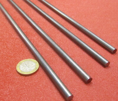 1045 Steel Rod (.250'') - 1/4'' Diameter x 3 Foot Length, 4 Units