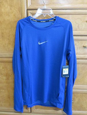 royal blue nike long sleeve shirt