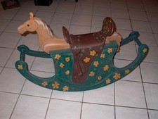 Antique Wood Rocking Horse