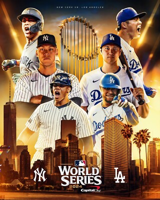 New York Yankees vs Los Angeles Dodgers 2024 World Series Promo