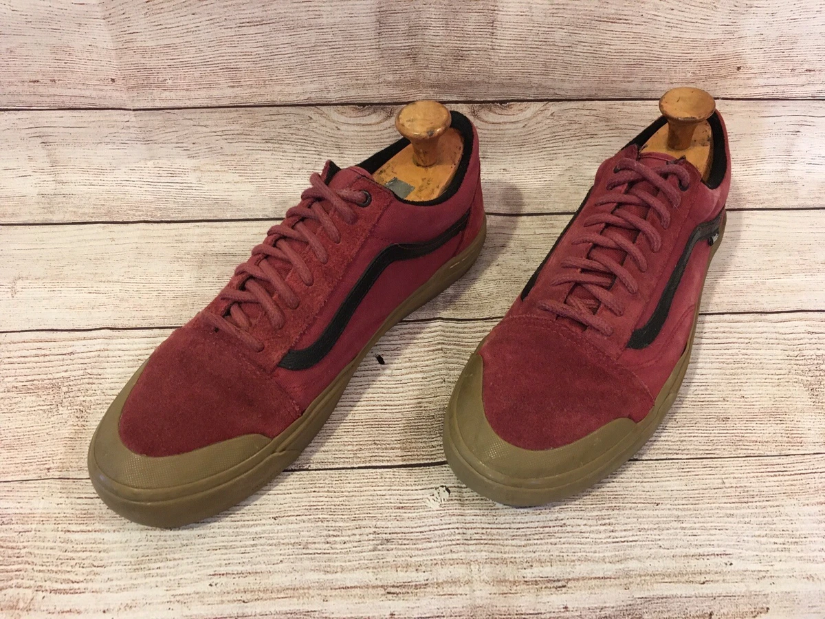 Maroon suede shop vans