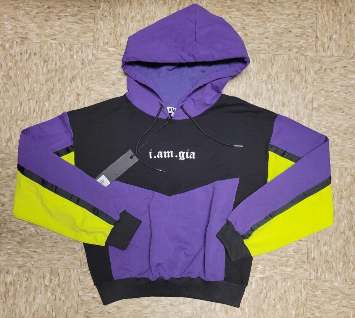 I am online gia rhinestone hoodie