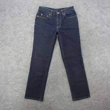 Banana Republic Jeans Women's 4 Blue Dark Wash Straight Leg Jeans