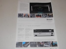 McIntosh MCT-500 CD Transport Brochure, 2 pg, Specs, Articles, Info, 2021