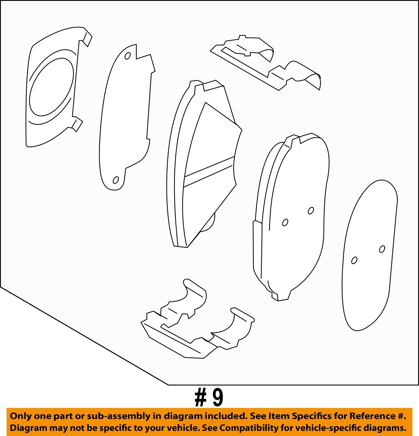 Hyundai OEM 2015 Sonata Brakefront Pads 58101C2A20 for sale online eBay