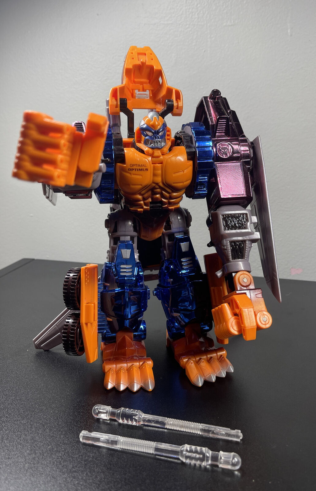 Transformers Beast Wars Heroic Maximal/Optimal Optimus Primal Action Figure 1997