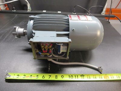 Emod Motoren B90L/6K16 Brake Motor 3 PH 208 VAC 60 HZ 5.85 A 1.1