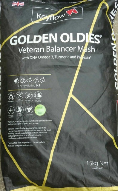 Keyflow Golden Oldies Balancer Horse Feed Low Sugar & Starch Pony Food