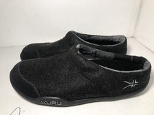 Kuru Draft Women  s Black Knit Mesh Knit Slippers Size US 9