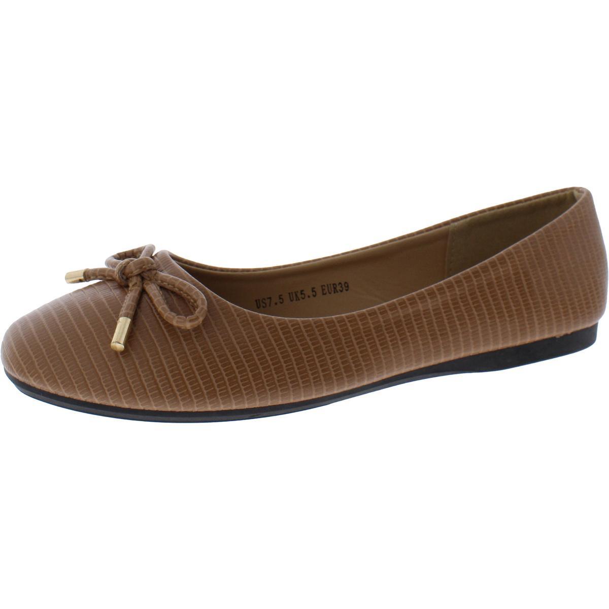 Женские коричневые балетки из искусственной кожи CREPUSCOLO 7.5 Medium (B,M) BHFO 6665