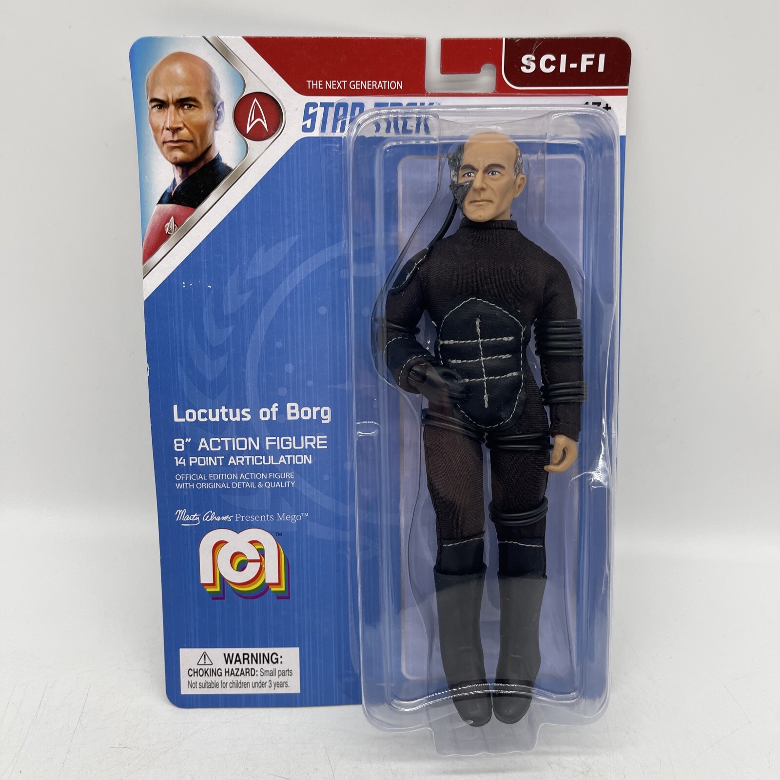 Mego - Star Trek The Next Generation - Locutus Of Borg - Action Figure - New