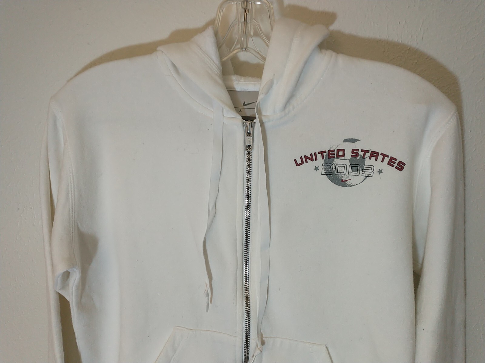 SACAI X NIKE Giacca Nike Stati Uniti Calcio 2003 Logo Uomo Taglia S Felpa Full Zip