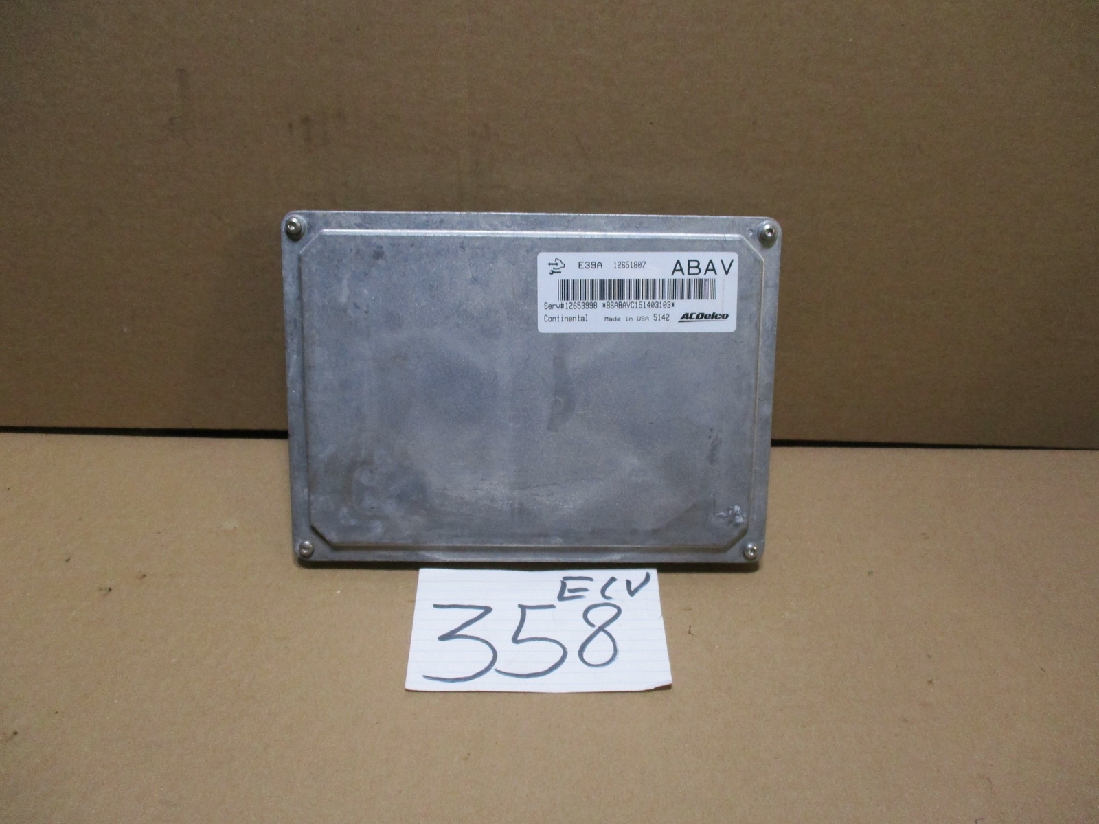 2013 GMC Acadia #358 Engine Computer ECM ECU 12651807