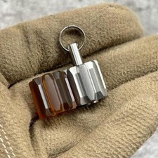 PEI Titanium Knife Lanyard Bead Paracord Necklace Pendant Bracelet Making EDC