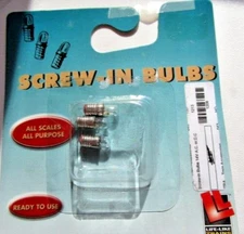 Life-Like Products #1213 Replacement Bulbs -- Screw-In, pkg. 3 - Details Below